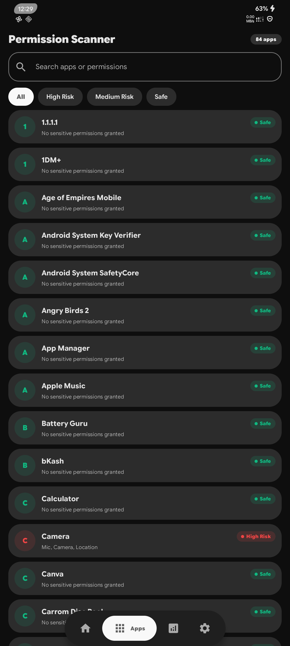 Permission Scanner